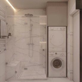 Дизайн ванної кімнати від Petro Golyk Studio. Фото 1
