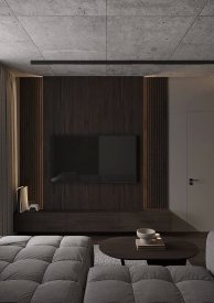 Інтер'єр вітальні від Petro Golyk Studio. Фото 1
