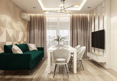 Інтер'єр вітальні від Roomy Room. Фото 7