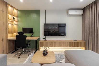 Інтер'єр вітальні від Petro Golyk Studio. Фото 1