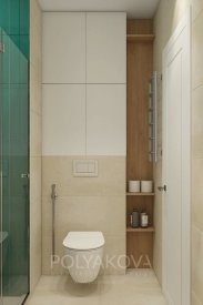 Дизайн туалету від Студія дизайну Polyakova. Фото 1