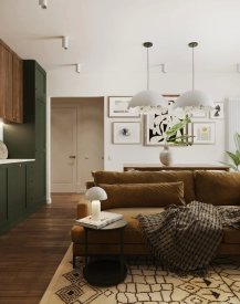Інтер'єр вітальні від Petro Golyk Studio. Фото 2
