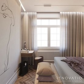 Дизайн спальні від RENOVATIO & YS89. Фото 3
