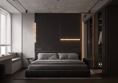 Дизайн спальні від Petro Golyk Studio. Фото 8