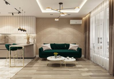 Інтер'єр вітальні від Roomy Room. Фото 2