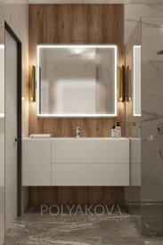Дизайн ванної кімнати 4,9 кв.м від Студія дизайну Polyakova. Фото 2