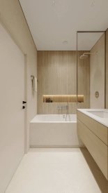 Дизайн ванної кімнати 4,34 кв.м від ARTON. Фото 1