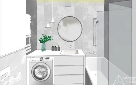 Дизайн ванної кімнати від Adesign. Фото 2