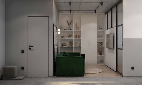 Інтер'єр вітальні від Petro Golyk Studio. Фото 3