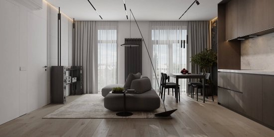 Інтер'єр вітальні від Petro Golyk Studio. Фото 3