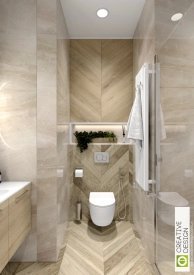 Дизайн туалету від CREATIVE DESIGN. Фото 1