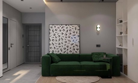 Інтер'єр вітальні від Petro Golyk Studio. Фото 2