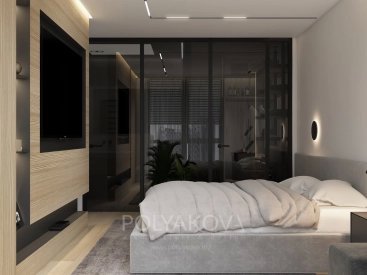 Дизайн спальні 15,27 кв.м від Cтудія дизайну Polyakova. Фото 1