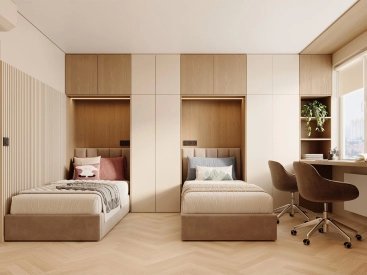 Дизайн дитячої кімнати 12,67 кв.м від ARTON. Фото 1