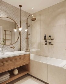 Дизайн ванної кімнати від Petro Golyk Studio. Фото 1