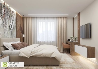 Дизайн спальні від CREATIVE DESIGN. Фото 1