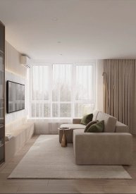 Інтер'єр вітальні від Petro Golyk Studio. Фото 1
