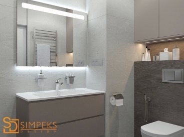 Дизайн ванної кімнати від Simpeks Design. Фото 1