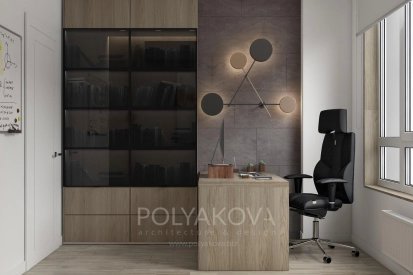 Дизайн робочого кабінету від Студія дизайну Polyakova. Фото 4