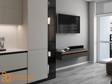 Інтер'єр вітальні від Simpeks Design. Фото 3