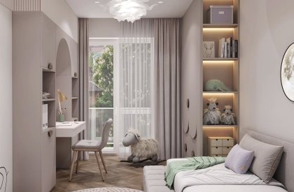Дизайн дитячої кімнати від Petro Golyk Studio. Фото 3