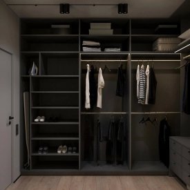 Дизайн гардеробної від Petro Golyk Studio. Фото 2