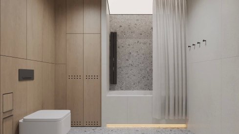 Дизайн ванної кімнати від Petro Golyk Studio. Фото 1