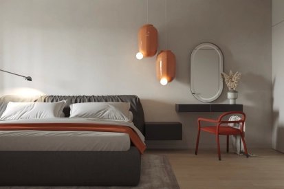 Дизайн спальні від NUDE interior design. Фото 2