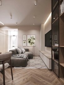 Інтер'єр вітальні від Roomy Room. Фото 2
