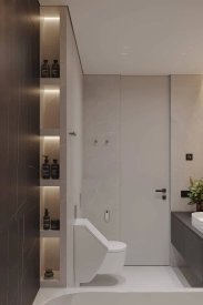 Дизайн ванної кімнати 4,71 кв.м від ARTON. Фото 1