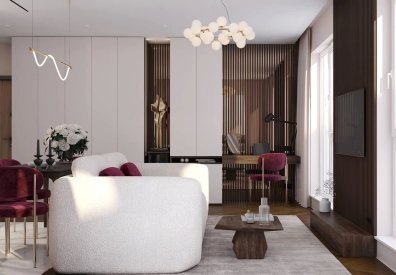 Інтер'єр вітальні від Petro Golyk Studio. Фото 5