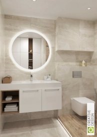 Дизайн ванної кімнати від CREATIVE DESIGN. Фото 3