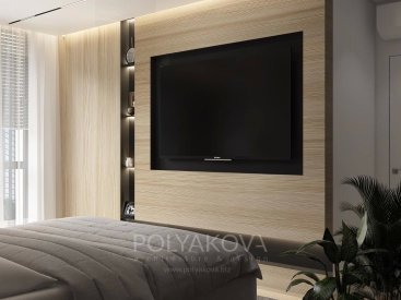 Дизайн спальні 15,27 кв.м від Cтудія дизайну Polyakova. Фото 2