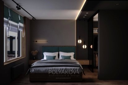 Дизайн спальні 13,8 кв.м від Студія дизайну Polyakova. Фото 8
