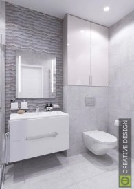 Дизайн ванної кімнати від CREATIVE DESIGN. Фото 1
