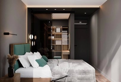 Дизайн спальні 13,8 кв.м від Студія дизайну Polyakova. Фото 5