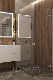 Дизайн ванної кімнати 4,9 кв.м від Студія дизайну Polyakova. Фото 3