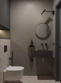 Дизайн туалету від MOTIFSTUDIO. Фото 1