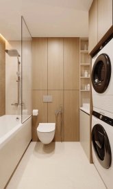 Дизайн ванної кімнати 3,43 кв.м від ARTON. Фото 2