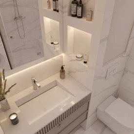 Дизайн ванної кімнати від Petro Golyk Studio. Фото 4