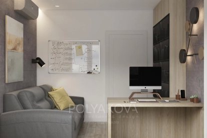 Дизайн робочого кабінету від Студія дизайну Polyakova. Фото 3