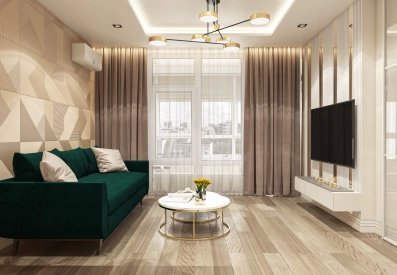 Інтер'єр вітальні від Roomy Room. Фото 6