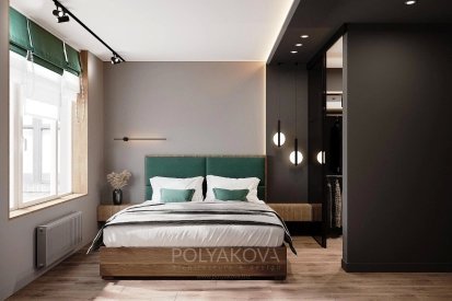 Дизайн спальні 13,8 кв.м від Студія дизайну Polyakova. Фото 9