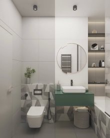 Дизайн ванної кімнати від PASTEL! interiors. Фото 2