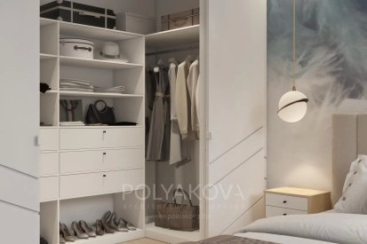 Дизайн спальні 13 кв.м від Студія дизайну Polyakova. Фото 1