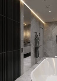 Дизайн ванної кімнати від Petro Golyk Studio. Фото 1