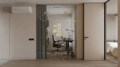 Дизайн робочого кабінету від Petro Golyk Studio. Фото 3