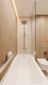Дизайн ванної кімнати 3,43 кв.м від ARTON. Фото 4