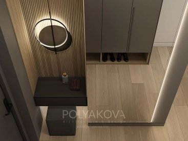 Дизайн прихожої 8,67 кв.м від Cтудія дизайну Polyakova. Фото 2