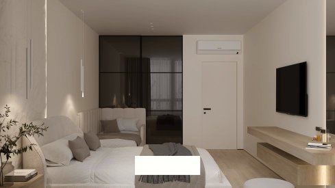 Дизайн спальні 19,2 кв.м від Студія дизайну Polyakova. Фото 1